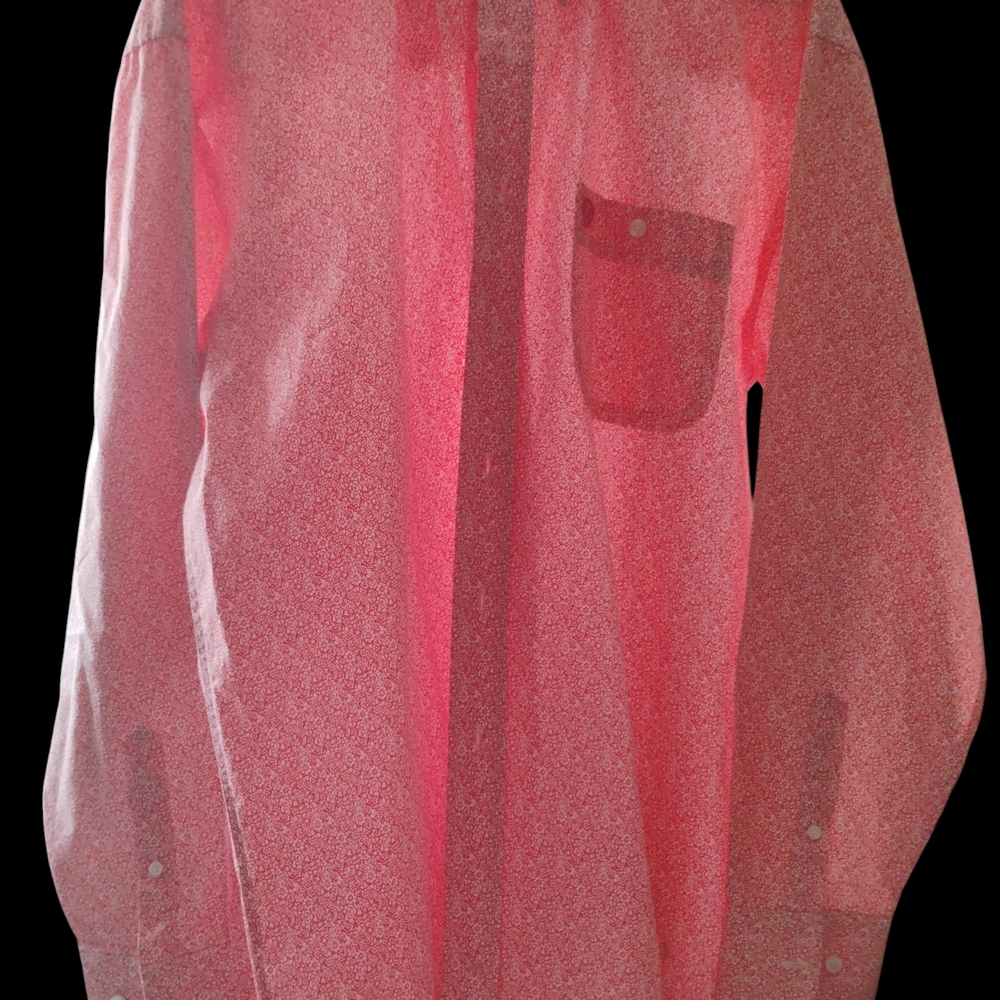 George Strait Cowboy Cut Wrangler Red and White Size L